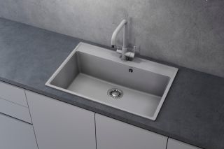 Кухонная мойка Ulgran Quartz Forte 760-06 трюфель